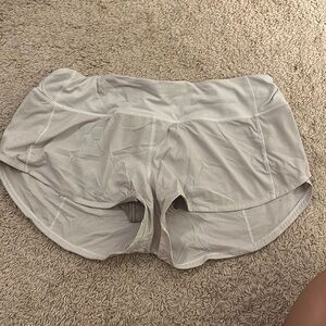 White lulu lemon shorts!